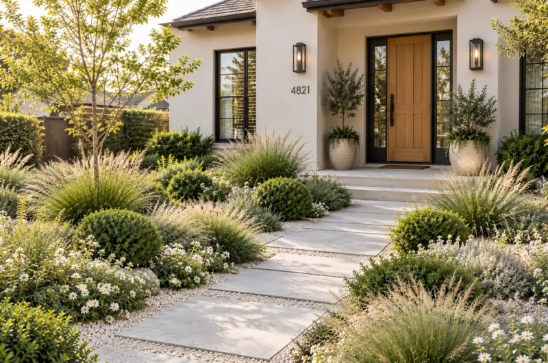 18 Easy Grass-Free Front Yard Landscaping Ideas
