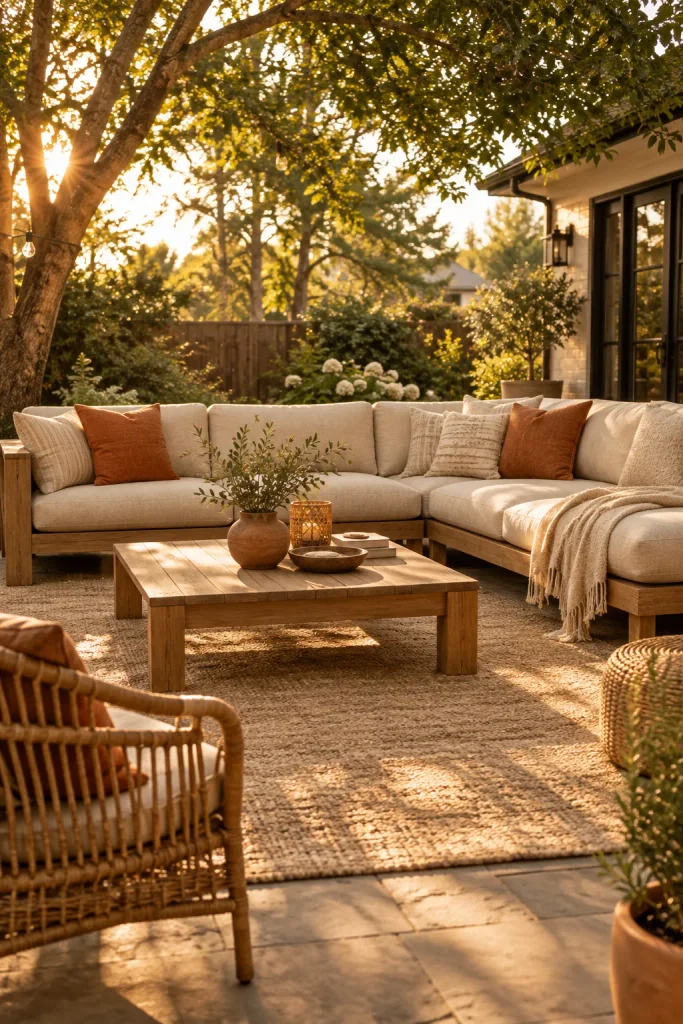Layered Outdoor Seating