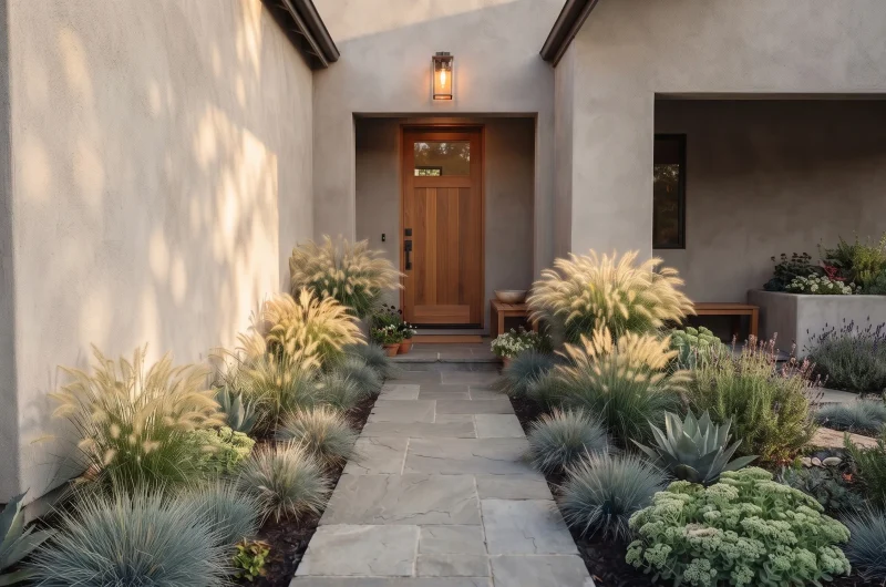 Stunning Ornamental Grasses Landscaping Ideas